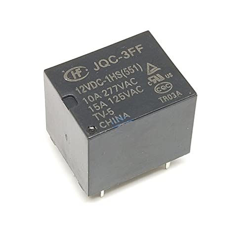 Relais HF-JQC-3FF-012 domotique et réparation de circuits imprimés de maison, pack de 5