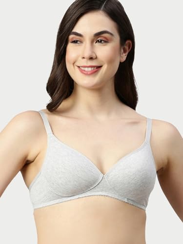 Image of Enamor A039 Perfect Coverage Cotton Plus Size T-Shirt Bra for Women- Padded and Wirefree