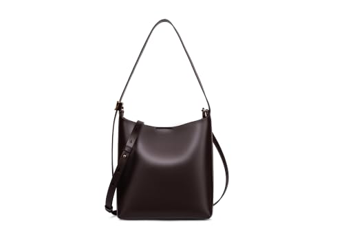 Bolso tote de cuero pequeño para mujer miniatura 1