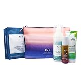 YUNI Beauty Natural Travel Essentials Kit (7pc kit) Beauty On the Run Travel Size Body Care Kit - Cleanse, Refresh, Hydrate - Save Time - All Natural, Paraben-Free, Cruelty-Free