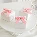 LiBongTa 50 PCs Pink Bow 2.5