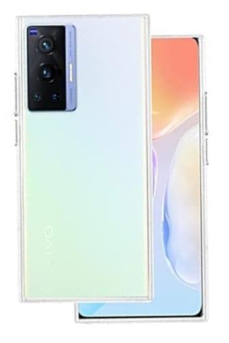 Image of NISHTECH for Vivo X70 Pro 5G Premium Transparent Hybrid Soft Slim Dust Proof Back Case Cover Silicone with Camera Protection