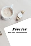 Février: Agenda au mois, perpétuel et minimaliste