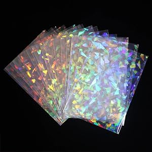 Siqian 50 Pcs Photocard Sleeves, Clear Protector Sleeves for Idol ID, Door, Bank Cards