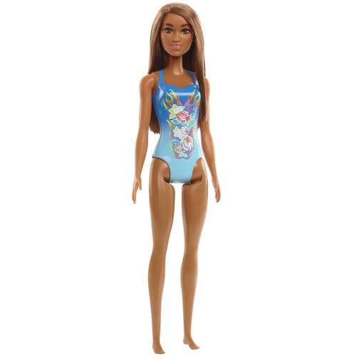 Barbie - Muñeca de Playa - Traje Azul miniatura 5