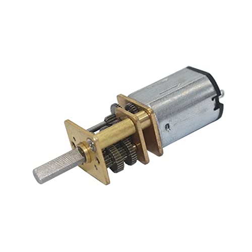 Motor de CC N20 de 3V y 15 RPM con eje de 3mm para mini robótica, pack de 10 unidades