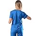 Meidiero Scrub Tops Women, Slim-fit Medical Shirts, Soft Stretch & Wrinkle-Resistant Women's Scrub Tops with 2 Chest Pockets Royal Blue