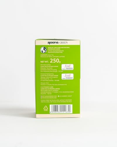 Image of Makaibari Green Valley Apoorva Finest Darjeeling 250 Gm Loose Green Tea | Refreshing and Energizing | Rich in Antioxidants