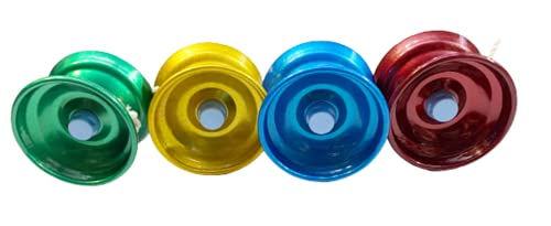 Image of Fine Quality High Gloss high Speed Metal YoYo Spiner Toy (1 pcs) (Color May Vary) Make in India(Multi Color,Pack of 1)
