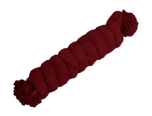 Image of Miraan Solid Pure Cotton Dupatta with Pom Pom Border, 2.25 meters length (DUPCOTTON)
