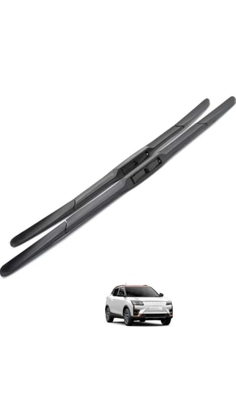 Image of AWB Hybrid Wiper Blades Compatible with Mahindra Xuv400 Ev(Pack of 2)