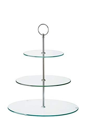 BIA Glass Three Tiered Cake Stand