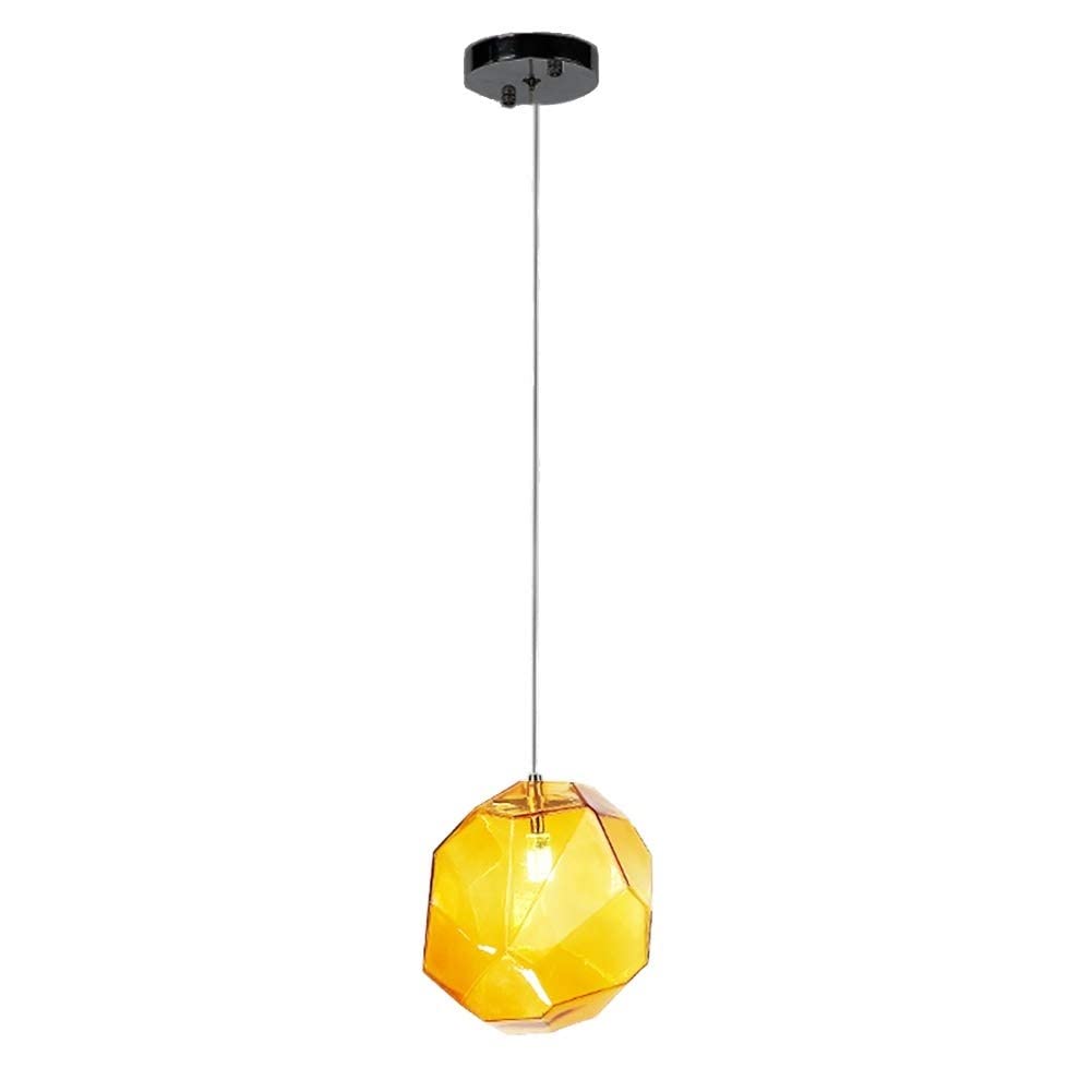Luz colgante de vidrio creativa para decorar mesas de restaurante y barras de bar modernas