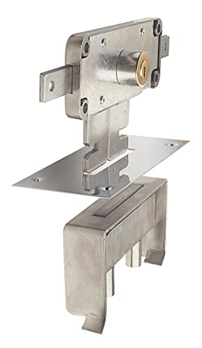 Aga s5800p0t0 Central Türschloss mit Zylinder Messing,. 3-Punkt-Verschluss.