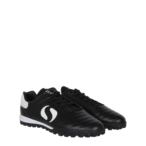 Sondico Mens Strike Astro Turf Trainers Football Boots Black/White 11.5 (46.5) - Image 3