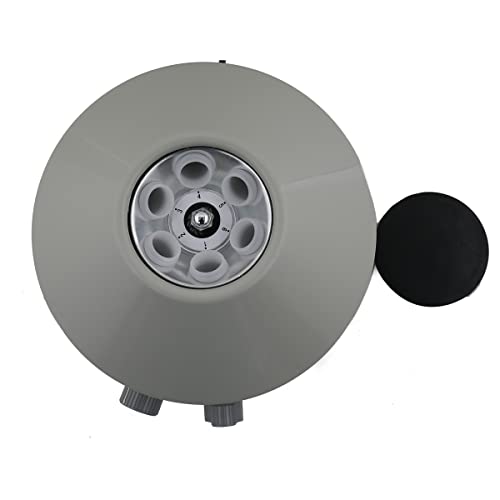 ECUTEE Labor Zentrifuge Tischzentrifuge Zentrifugalmaschine 20 ml x 6 Röhrchen, Kleine Elektrische Tischzentrifugen für die wissenschaftliche Forschung an Laborschulen