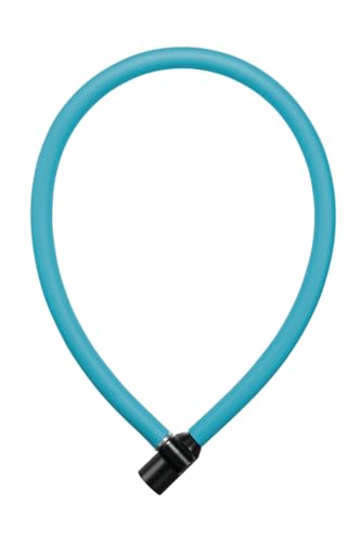 AXA Resolute 6-60 Câble antivol - Longueur 60 cm - Niveau de sécurité 2 - Support inclus - Ice Blue