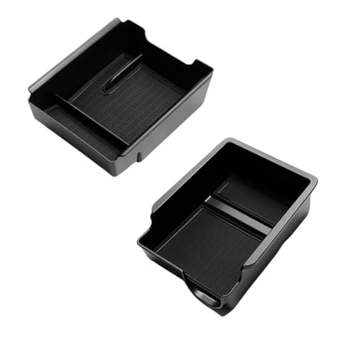 Boîte de rangement accoudoir central Tesla 3/Y, double organiseur coulissant pour tout trier
