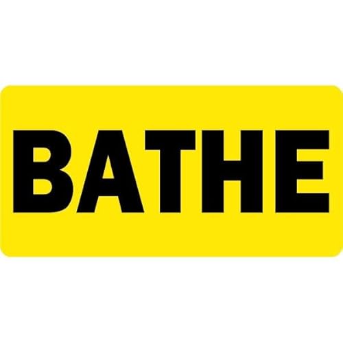 Veterinary Bathe Stickers – Vet Flea Bath & Pet Grooming Labels (500/Roll)