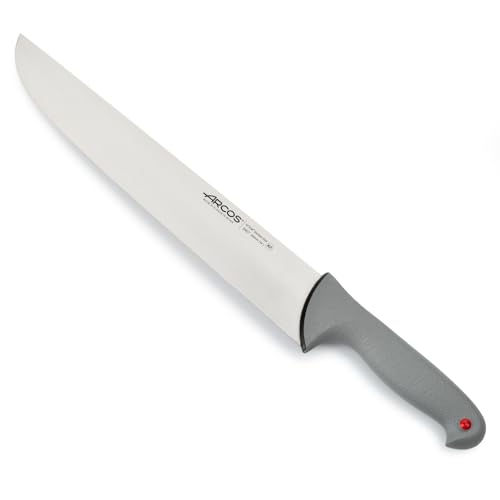 Arcos Couteau de Boucher Professionnel - Lame Acier Inoxydable NITRUM 35 cm - Manche Ergonomique...