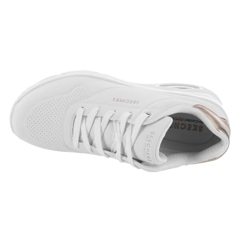 Skechers Uno Wedge Hi Steps Sneakers White