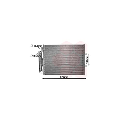 VAN WEZEL 43005454 Condenseur climatisation avec déshydrateur Compatible avec RENAULT Twingo 2 3 portes CN0