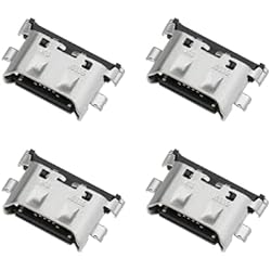 Cargador Huawei D15 4pcs Conector de puerto Carga USB Tipo C Componente del cargador Compatible con Huawei Matebook D15 Boh-WAQ9R Piezas de repuesto