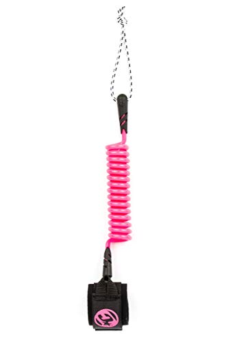 クリエーチャークリエイチャーズオブレジャーボディーボードコイルリーシュコードリスト手首COILED WRIST LEASH ピンク