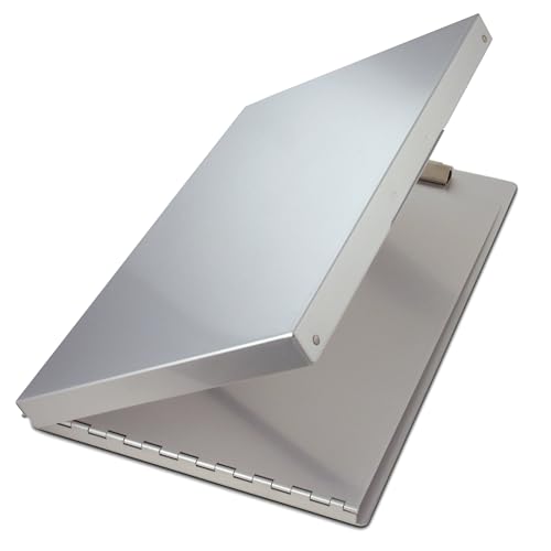 SNAPAK ALUMINUM FORMS FOLDER, 1/2\ CAPACITY, HOLDS 8-1/2W X 14H, SILVER