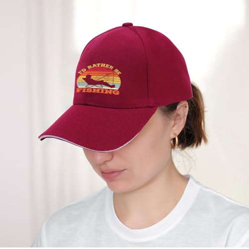 Sandwich Baseball,I'd Rather Be Playing Piano Player Pianos Pianist Dad Hat Gifts for Men Women2