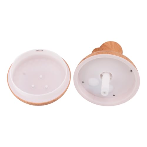 Humidificador de grano de madera elegante con diseño de florero de lujo 4