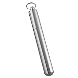 AXLIZER Portable Toothpick Holder Metal Toothpicks Portable Titanium Toothpick Case for Outdoor Camping Travel Picnic