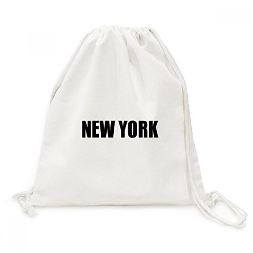 Sac cordon en toile New-York Ville pour vos sorties quotidiennes