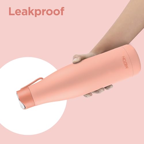 Image of Milton Fame 600 Thermosteel Water Bottle 500 ml, 24 Hr Hot and Cold I Leak Proof Lid, ISI Certified I Vacuum Insulated I for Office, Gym, School I Peach