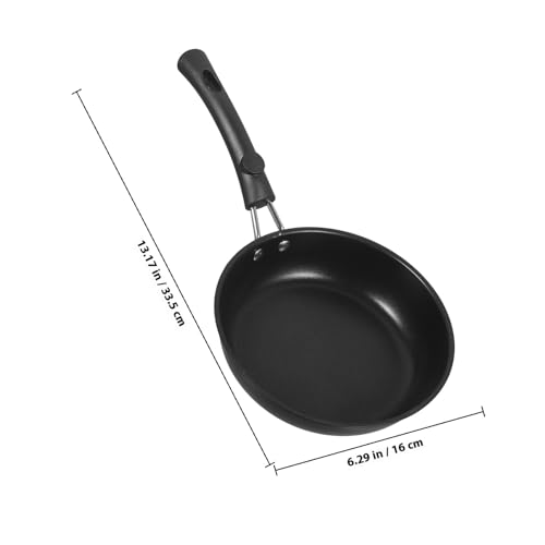 Mini poêle pour maison et restaurant VICASKY poêle à omelette noire