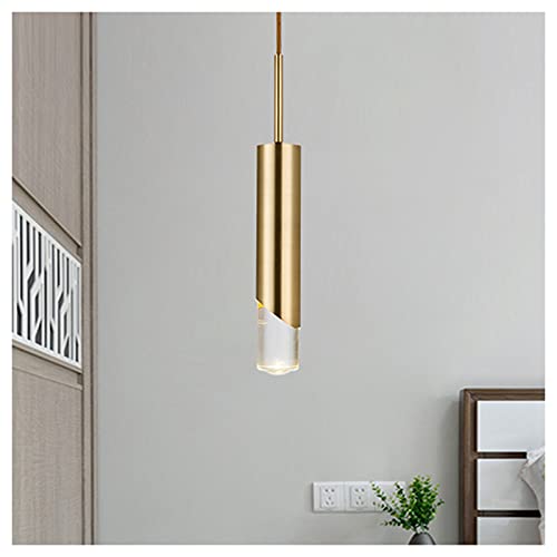Lustre LED simple post-moderne à tête unique pour couloir et chevet