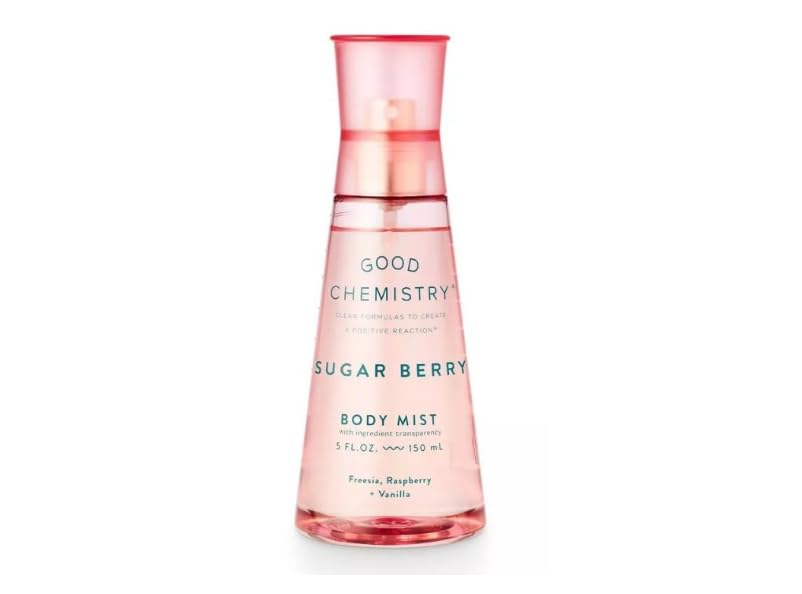 Good Chemistry Body Mist Fragrance Spray Personal Scent Sugar Berry 5 Fl Oz (Pack of 1)