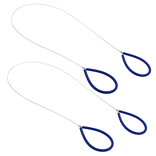 BCOATH 2pcs Stainless Steel Wire Saws Pvc Handle Survival Wire Saws for Outdoor