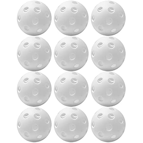 Franklin Sports Unisex, Teenager IDB WHT-12 PC MSH MLB Indestruct-A Mini-Basebälle - Kleine Trainingsbälle aus Kunststoff Cover