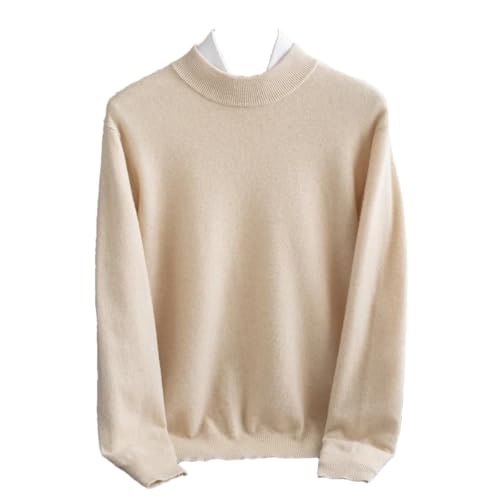 Men's Wool Pullover Half-High Collar Sweater Autumn Winter Warm