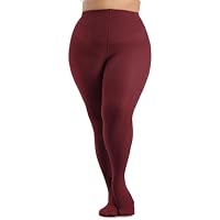 Seidiva Medias Talla Grande Mujer Curvy Cintura Alta 80 Denier,