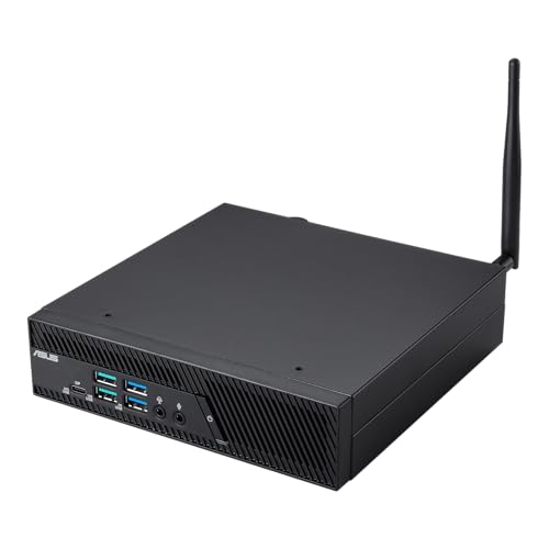 Image of ASUS PB64 Full System Mini PC with Intel Core Ultra 7 265, 16GB DDR5 RAM, 512GB SSD, Win 11 Pro, WiFi 6E, BT5.4, Toolless Chassis Access, USB-C, Hardware TPM, Control Center, VESA Mount Included