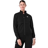 FIGS Sydney Scrub Jacket for Women - Black, XXS