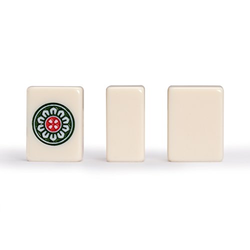 Yellow Mountain Imports Mahjong Bundle - Juego Clásico y Cubierta miniatura 4