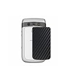  Vaxson 2-Pack Pellicola Protettiva Posteriore, compatibile con BlackBerry Bold 9780/9700 / 9788, Back Film Protector Skin Cover [ Non Vetro Temperato ] - Fibra di Carbonio Nera