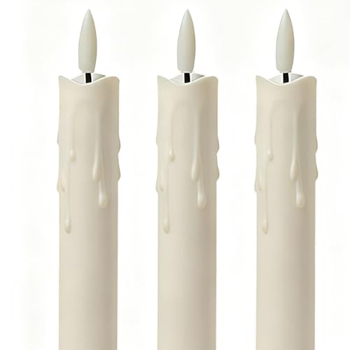 Velas LED parpadeantes sin llama con mando a distancia para eventos 6