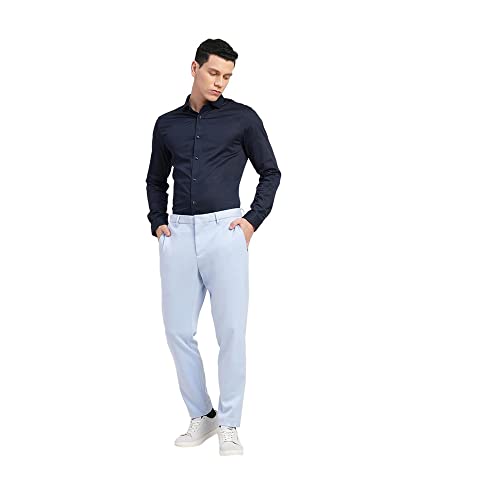 Image of Jack & Jones Solid Cotton Slim Fit Mens Casual Shirt