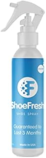 ShoeFresh Shoe Deodorizer Spray--Eliminate & Prevent Odors for 3 Months Guaranteed. Keep Your Shoes, Boots, Sandals, & Hockey Skates Smelling Fresh.