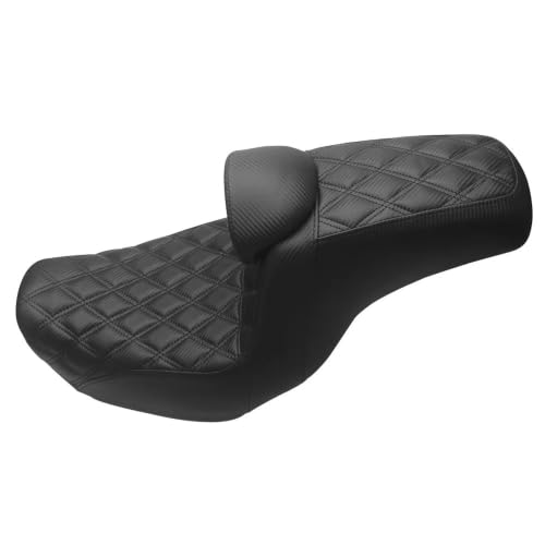 Asiento de motocicleta para dos conductores que elimina dolor lumbar Dyna