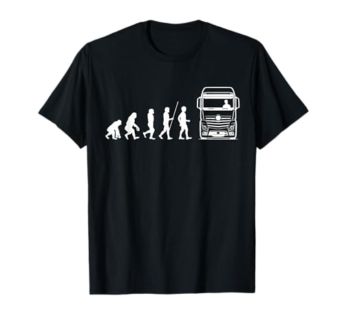 évolution des Routiers, Humour Poids Lourds Camionneur T-Shirt